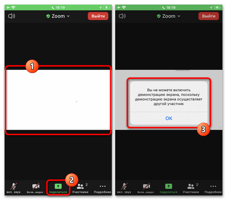 Как разрешить демонстрацию экрана участникам в Zoom_005