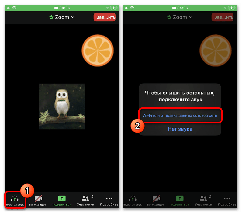 Как настроить звук в Зуме на телефоне_001