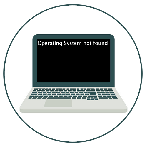 Помилка «Operating System not found» на ноутбуці