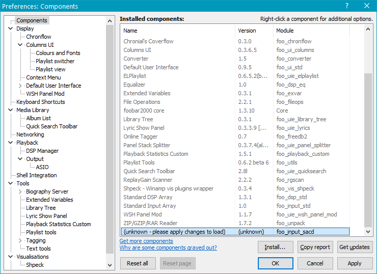 foo_input_sacd.fb2k-component в Foobar2000