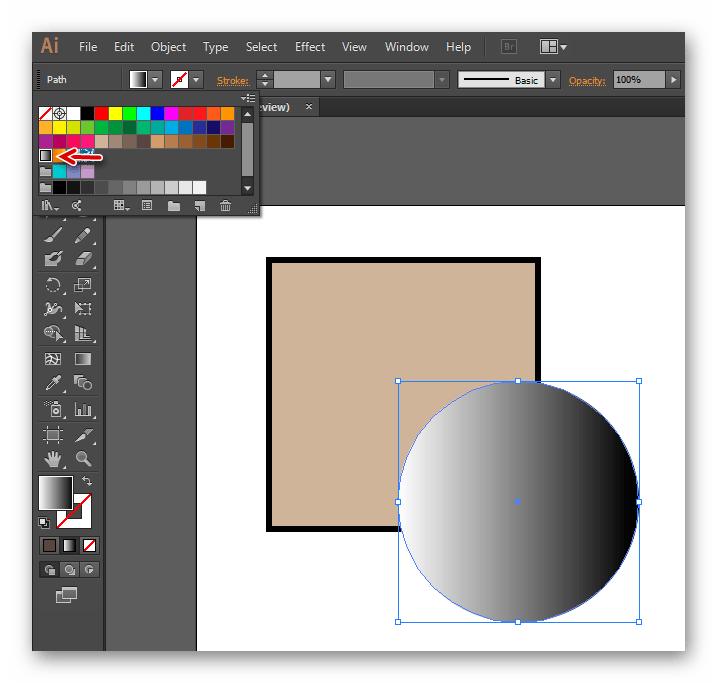 Градиент в Illustrator