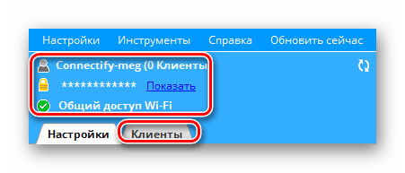 Общие сведения и новая вкладка после создания точки доступа