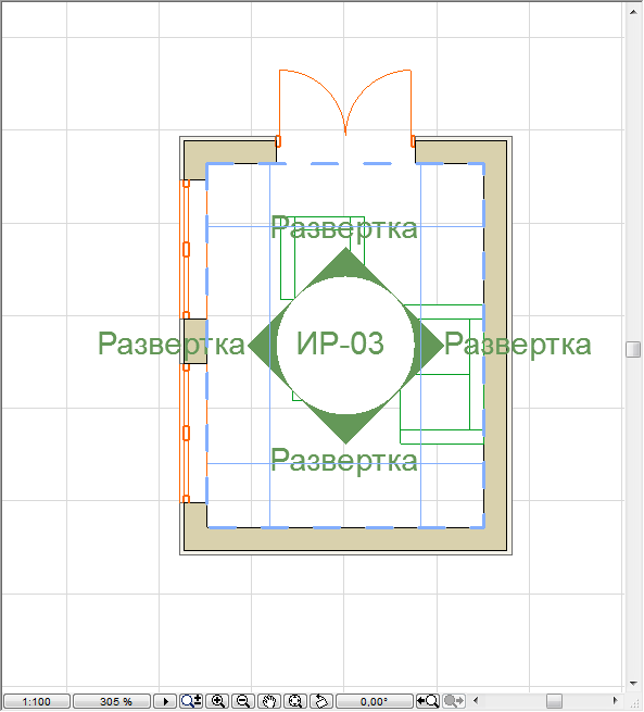 Как создать развертку в Archicad 3