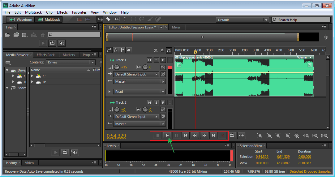 proslushivanie-treka-v-programme-adobe-audition