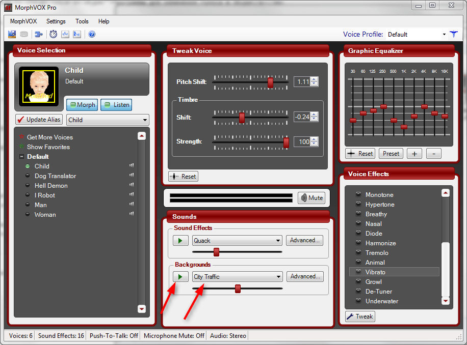 Настройка MorphVox Pro 4