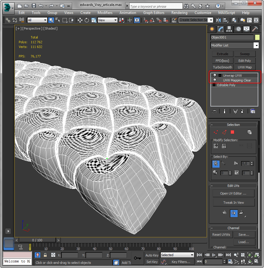 Сложное текстурирование в 3ds Max 3