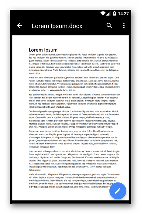 Просмотр документов в Гугл диске для Android