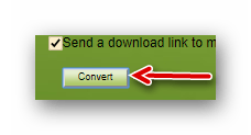 Конвертация файла на ConvertFiles.com