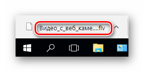 Загруженный видеоролик через браузер на сервисе Cam Recorder