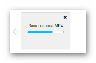 Процесс выгрузки видеоролика в письмо на сайте сервиса Mail.ru Почта