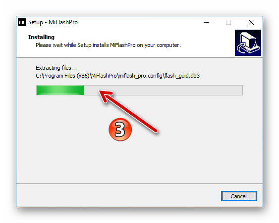 Redmi 6A MiFlash Pro процесс инсталляции программы на компьютер