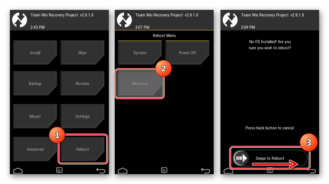 Samsung Wave GT-S8500 TWRP Reboot Recovery