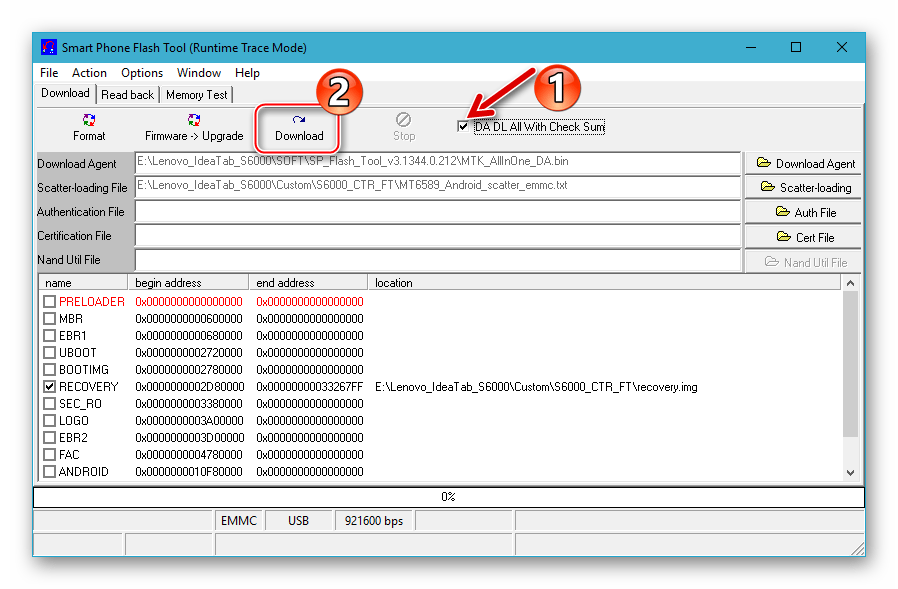 как побороть ошибку SP Flash Tool 