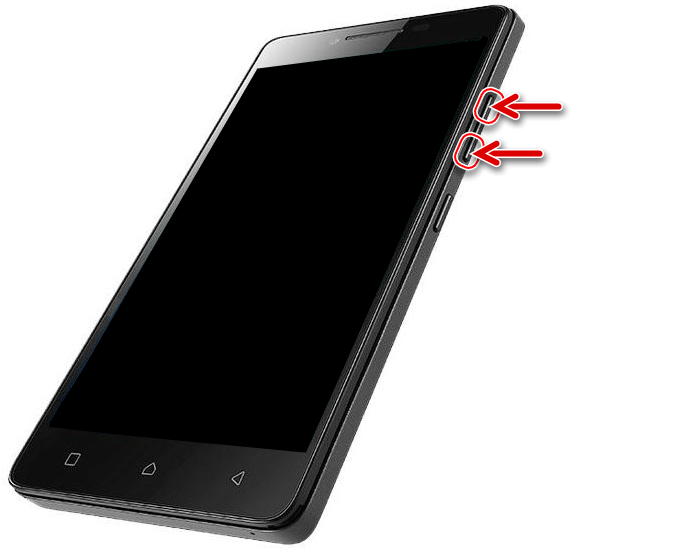 Lenovo A6010 переключение в режим Download - нажать обе кнопки громкости и подключить кабель, сопряженный с ПК