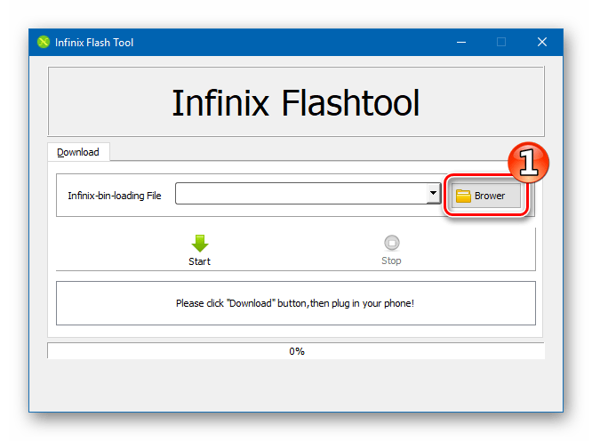 Lenovo IdeaPad A7600 Infinix Flashtool главное окно кнопка выбора скаттер-файла