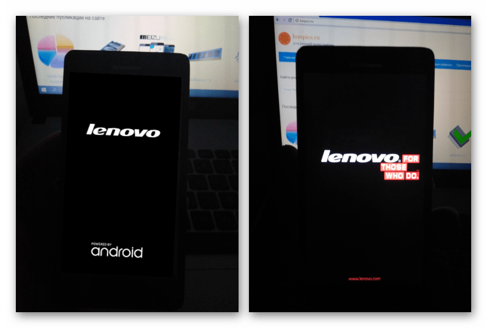 Lenovo A6000 перезагрузка после установки прошивки через заводское рекавери