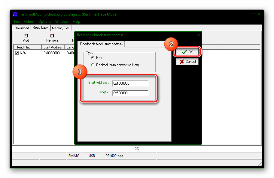 Fly IQ4415 Era Style FlashToolMod бэкап NVRAM значения Start Address Length