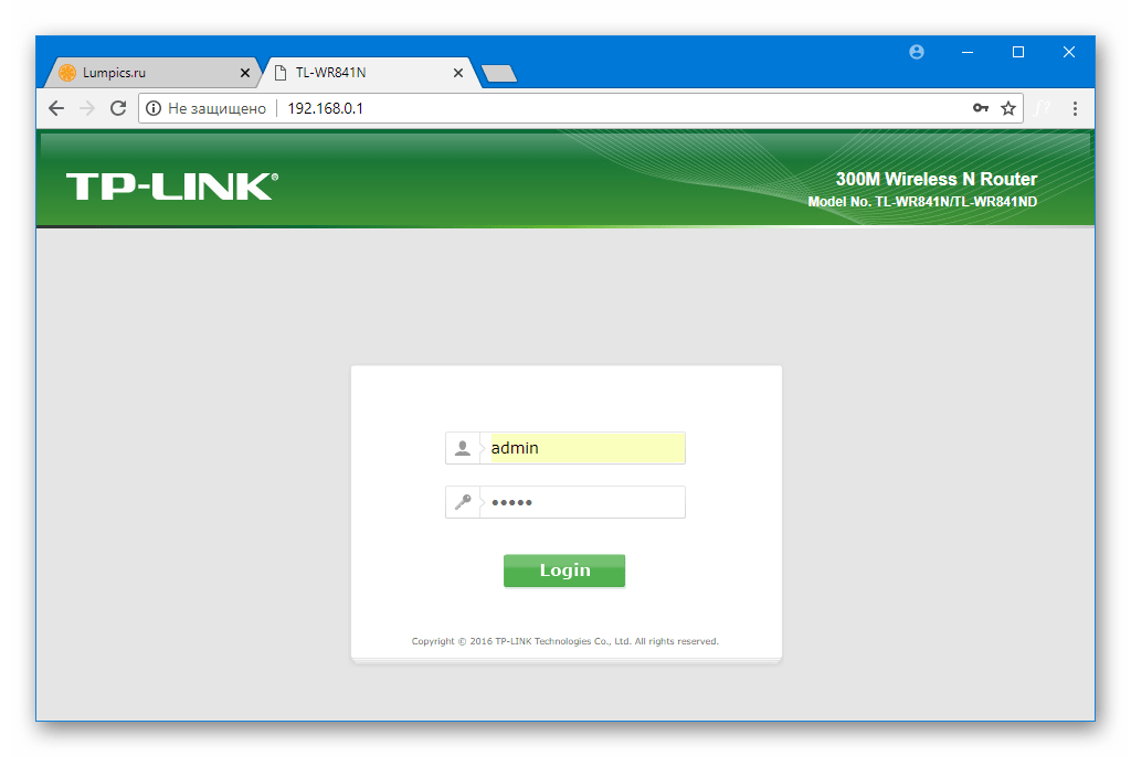 TP-Link TL-WR841N вход в админку маршрутизатора после восстановления прошивки