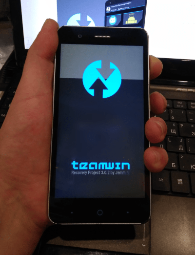 ZTE Blade A510 загрузка в TWRP