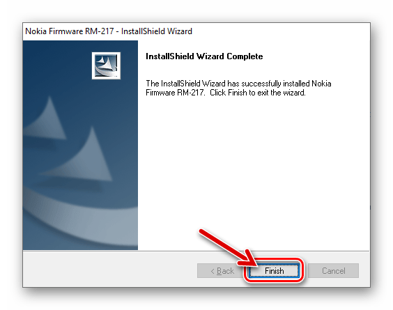 Nokia 6300 RM-217 завершение распаковки прошивки для телефона на диск ПК