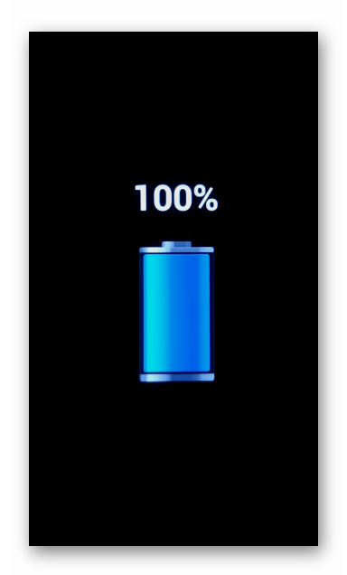 ZTE Blade X3 зарядка батареи девайса перед началом процесса прошивки с помощью заводского рекавери