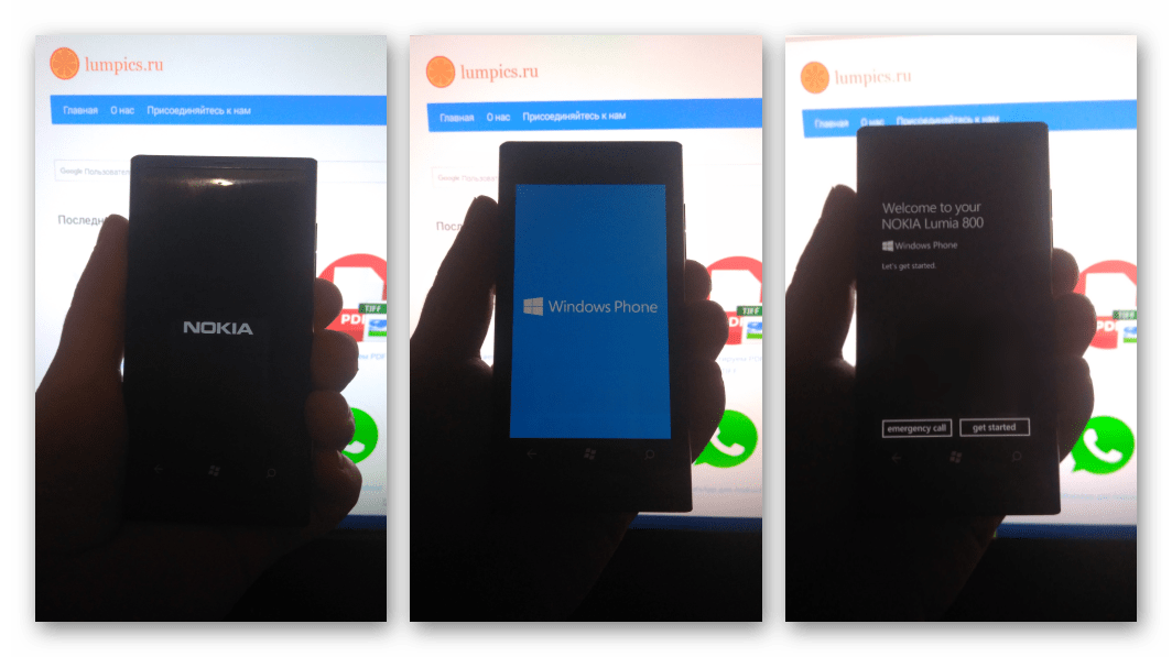 Nokia Lumia 800 запуск официальной версии ОС