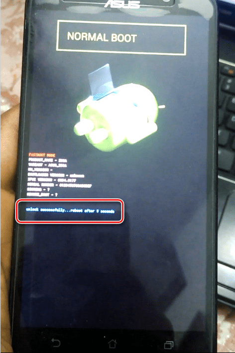 Asus Zenfone 2 ZE551ML unlock successfuly