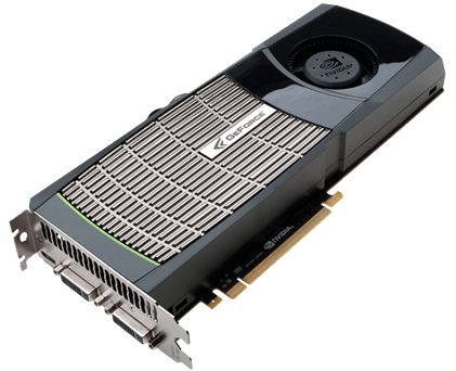 Видеокарта четырехсотой серии Nvidia GTX 480