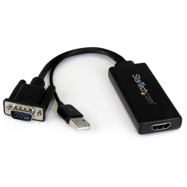 Конвертер VGA с подключением дополнительного питания по USB