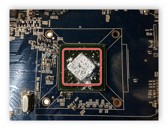 Удаление остатков термопасты видеокарты
