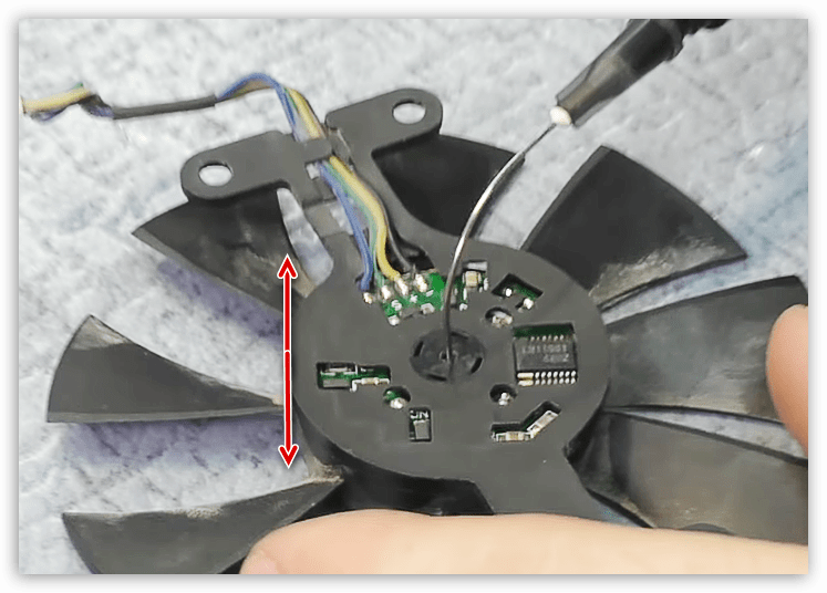 Промывка подшипника вентилятора в системе охлаждения видеокарты спиртом или бензином