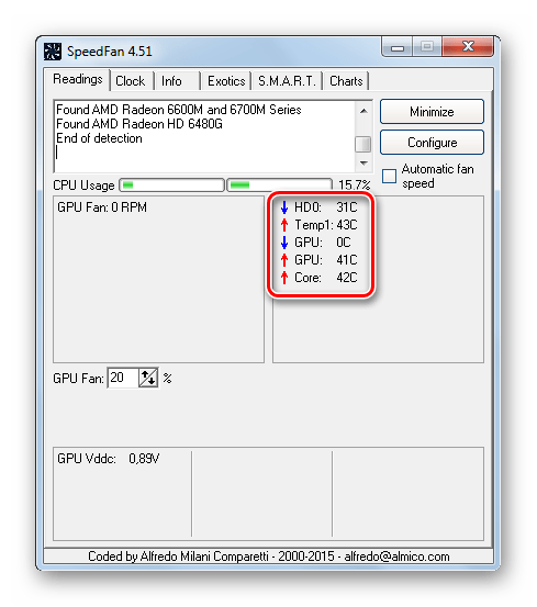 Программа SpeedFan