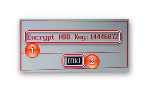 Encrypt HDD key, что выдаётся BIOS-ом