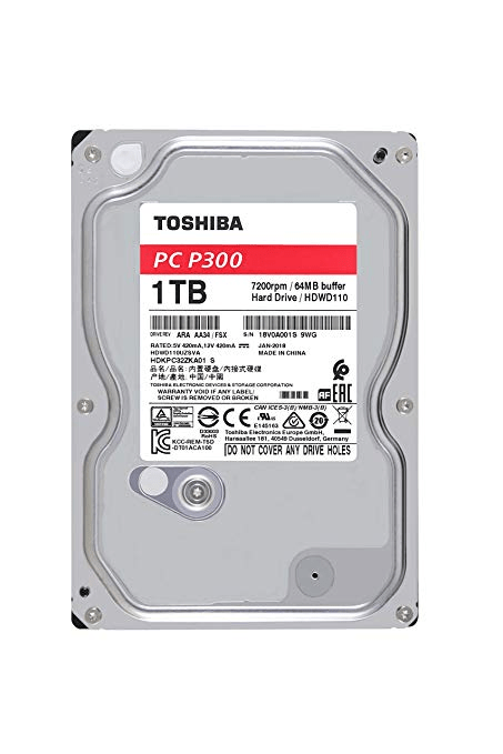 Жесткий диск компании TOSHIBA