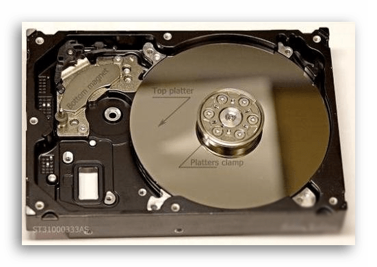 Герметичная зона без крышки в HDD