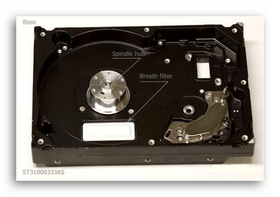 Пространство для выравнивания давления в HDD