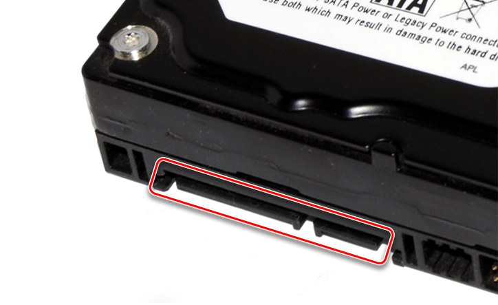 Контакты SATA HDD