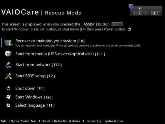 BIOS Sony