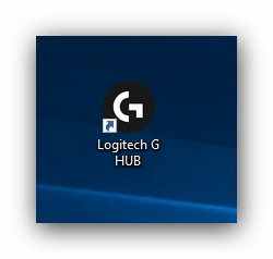 Запуск конфигурационного приложения для настройки мыши Logitech через G HUB