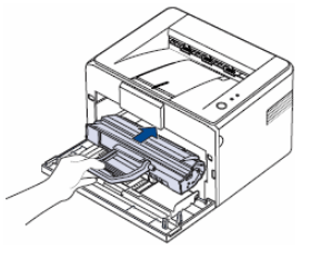 Установка нового лазерного картриджа для принтера Canon