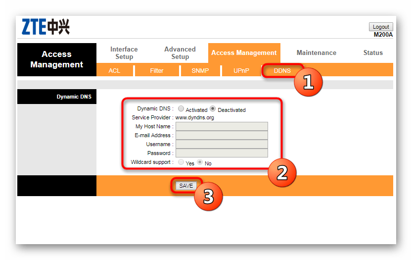 Настройка динамического DNS во время конфигурации роутера Промсвязь