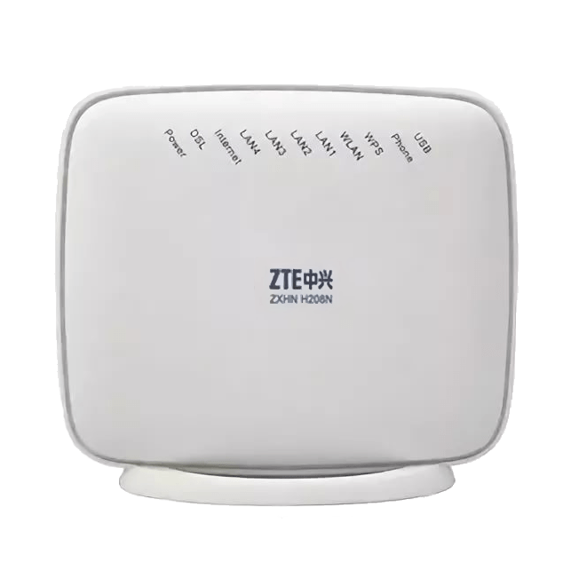 Налаштування модему ZTE ZXHN H208N