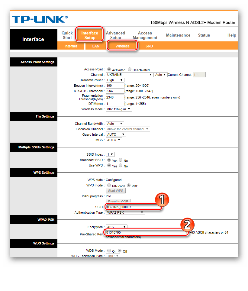 Настройка беспроводной сети в модемах TP-Link TD-W8901N и ZTE ZXHN H108N