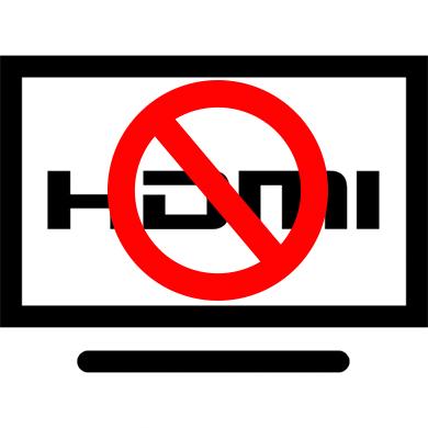 Телевізор не бачить комп'ютер через HDMI