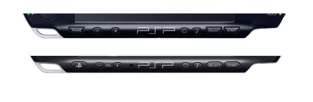 Панель моделей PSP Slim и Brite для определения варианта прошивки