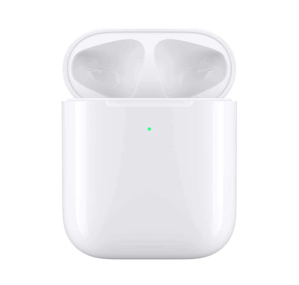 Просмотр состояния аккумулятора AirPods с футляром для беспроводной зарядки