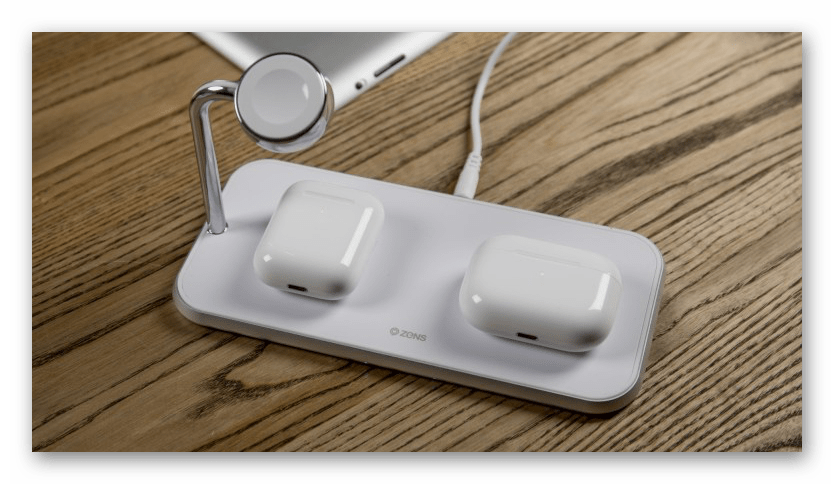 Беспроводная зарядка наушников AirPods Pro