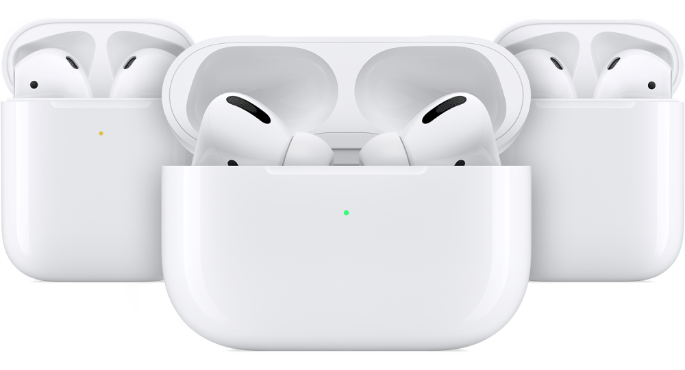 Просмотр состояния заряда аккумулятора AirPods в футляре