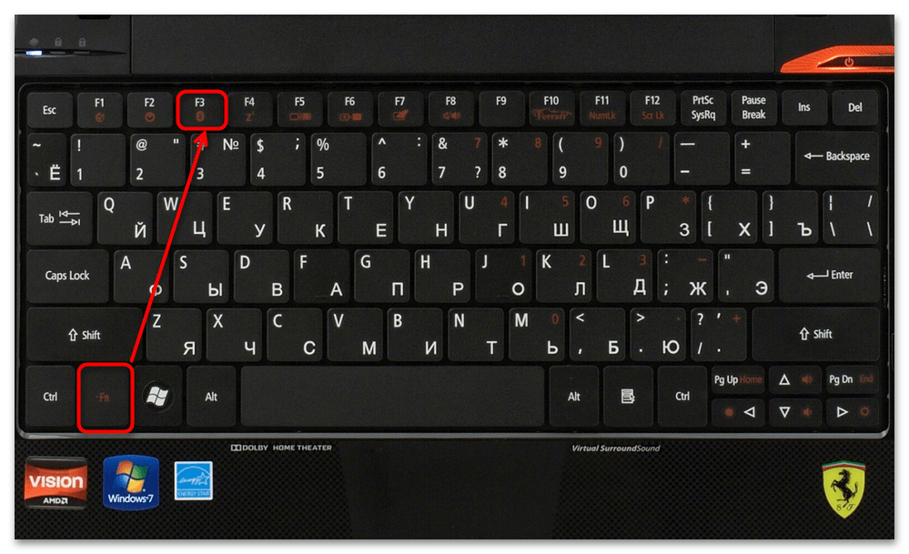 Как включить блютуз на ноутбуке Асер-13
