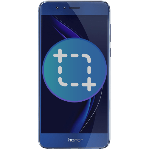 как сделать скриншот на хонор 8